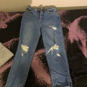 Target high rise mom jeans
